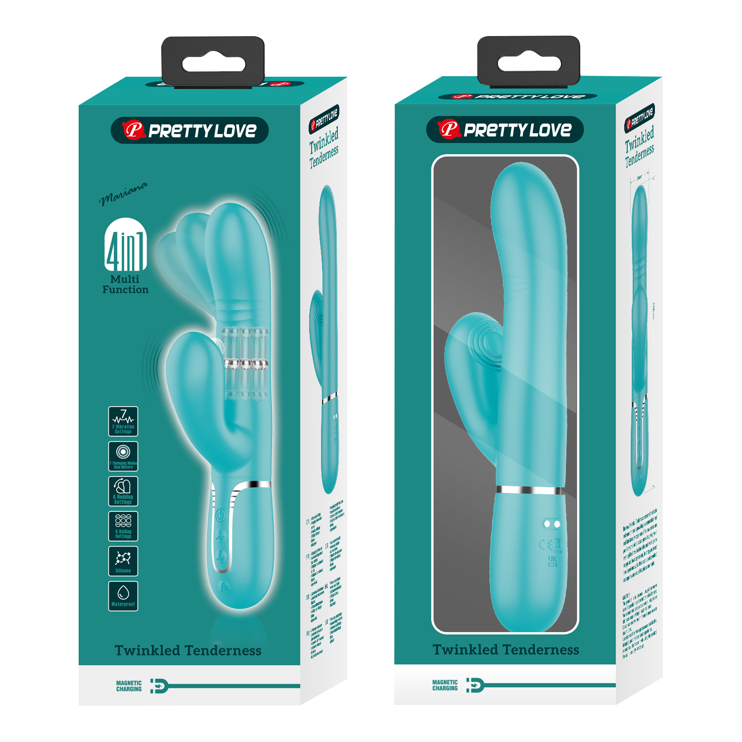 8: PL - Maviana - Rabbit Vibrator - Blau