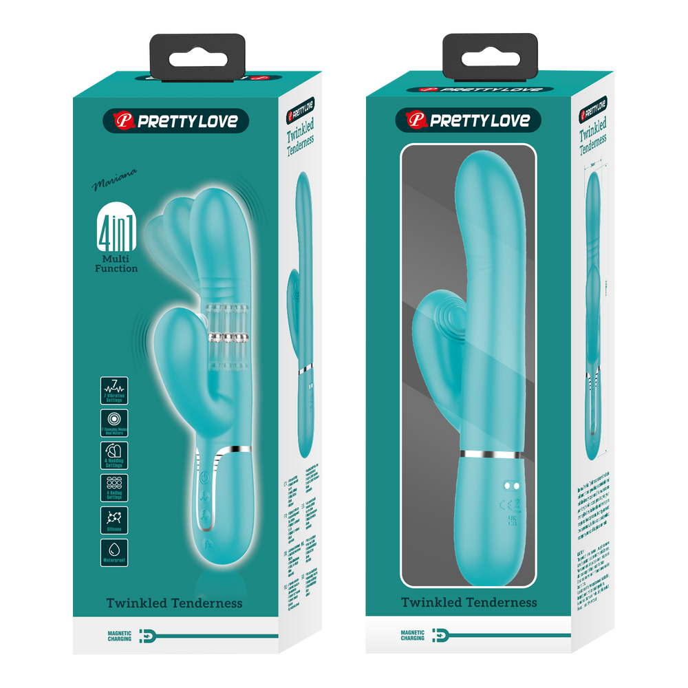 8: PL - Maviana - Rabbit Vibrator - Blau