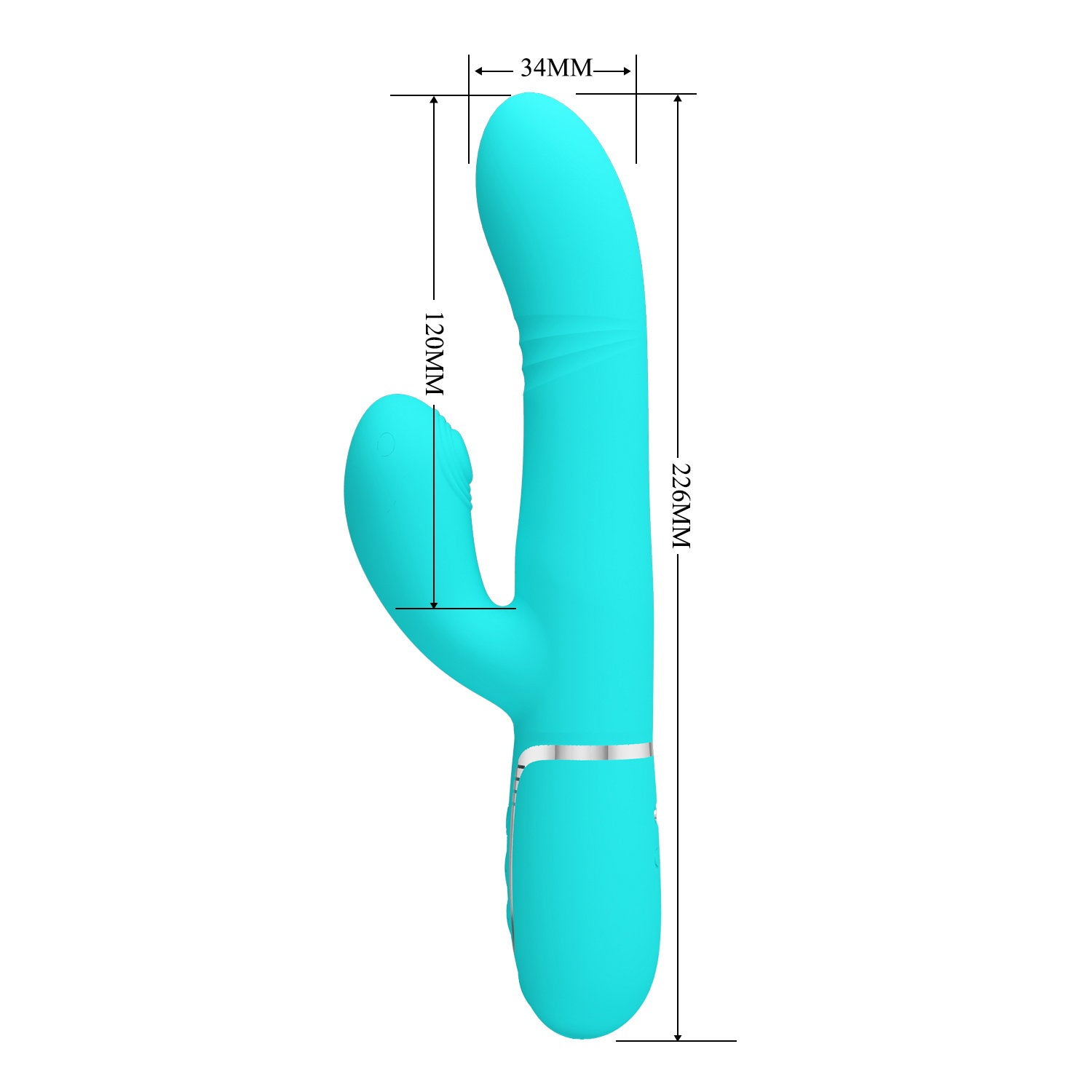 9: PL - Maviana - Rabbit Vibrator - Blau