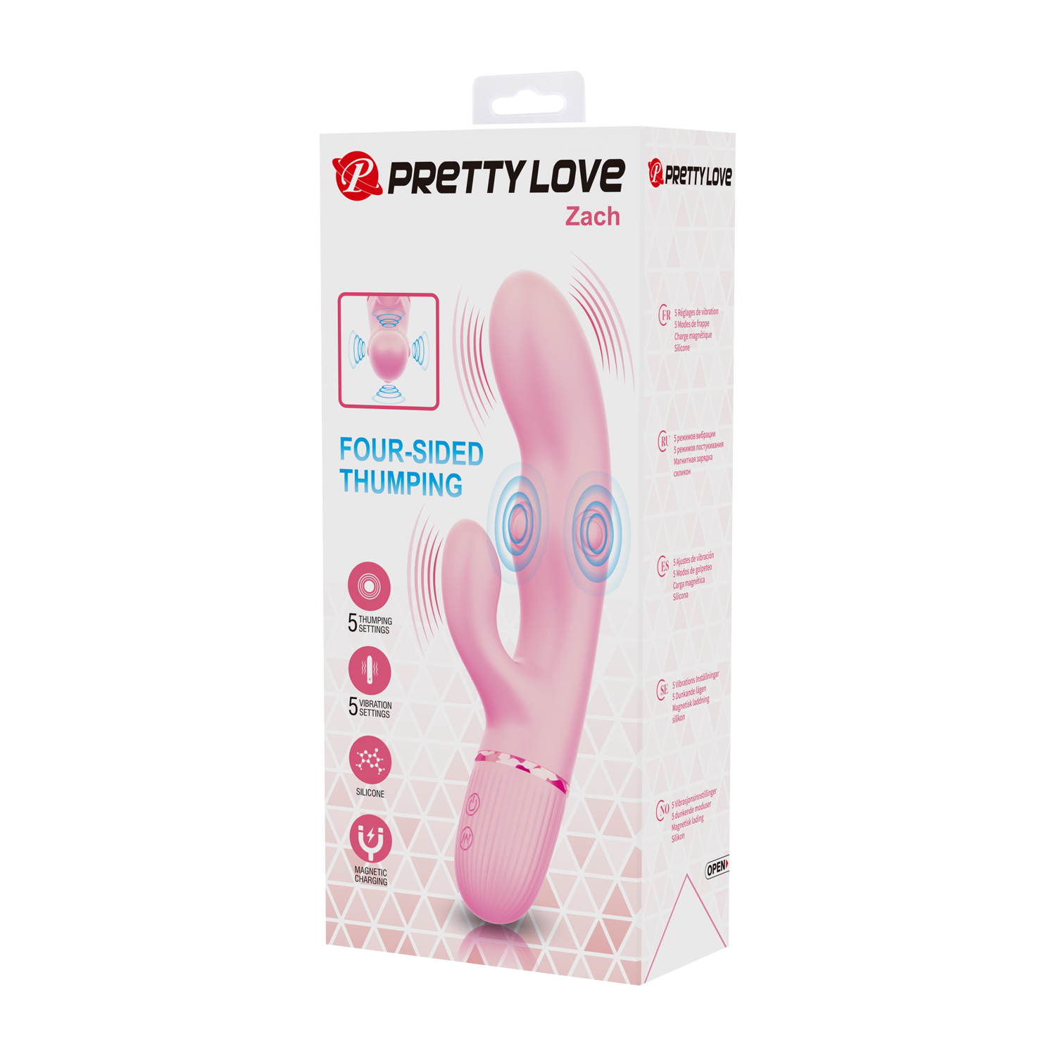 7: PL – Zach – Rabbit-Vibrator – Pink