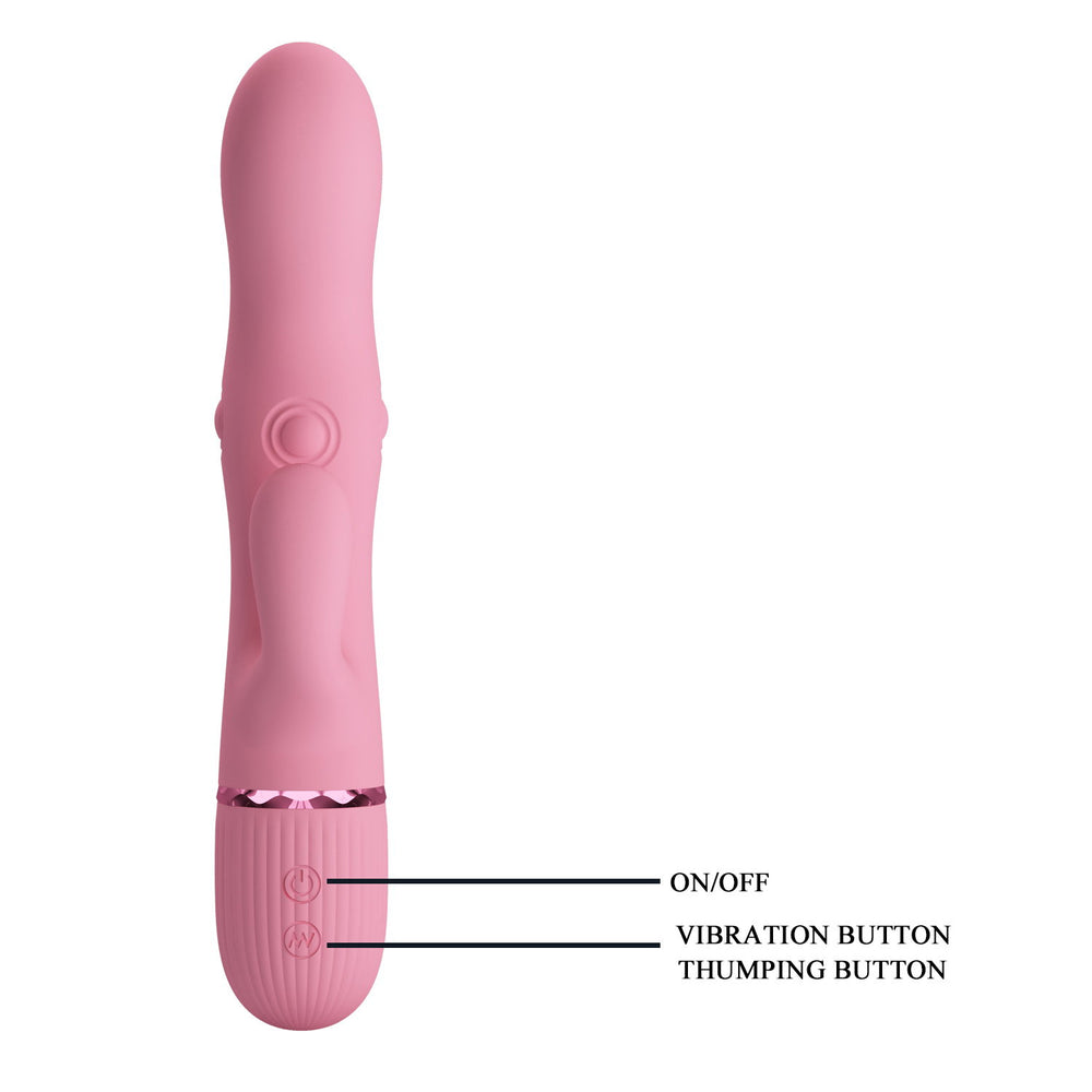 8: PL – Zach – Rabbit-Vibrator – Pink
