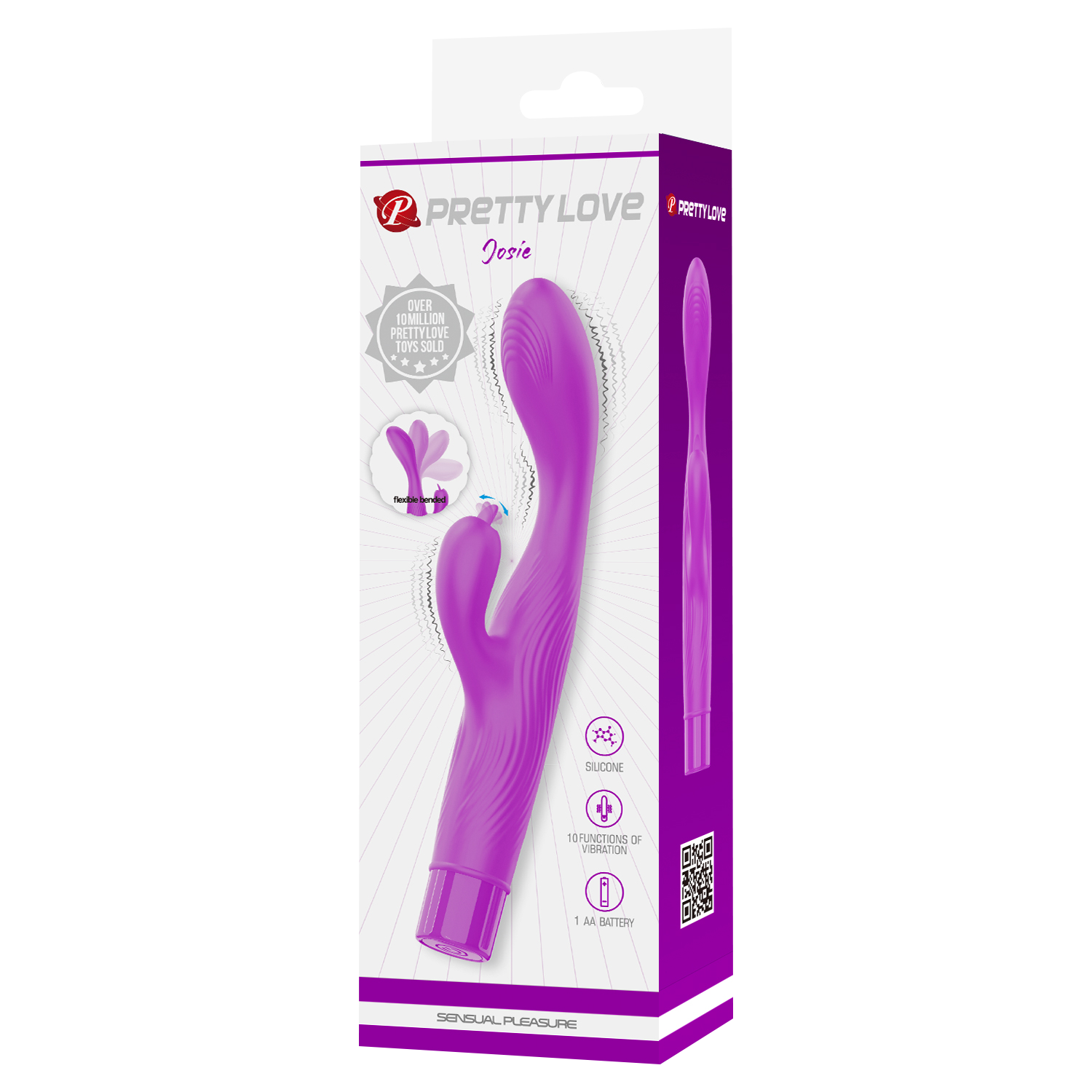 PL – Josie – Biegsamer G-Punkt-Vibrator – Lila