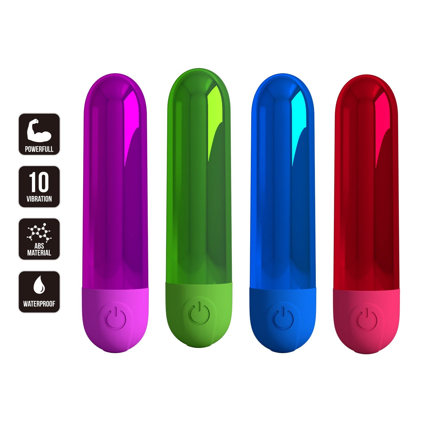 PL – Mini-Bullet-Display – 32 Stück – verschiedene Farben