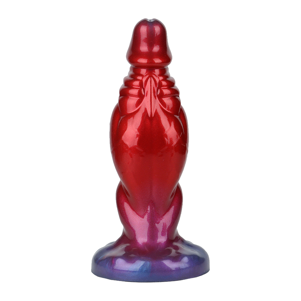 3: Power Monsters – Shadow Behemoth – Aufblasbarer Monster-Dildo mit Wellenstruktur – 22 cm – Mix Color
