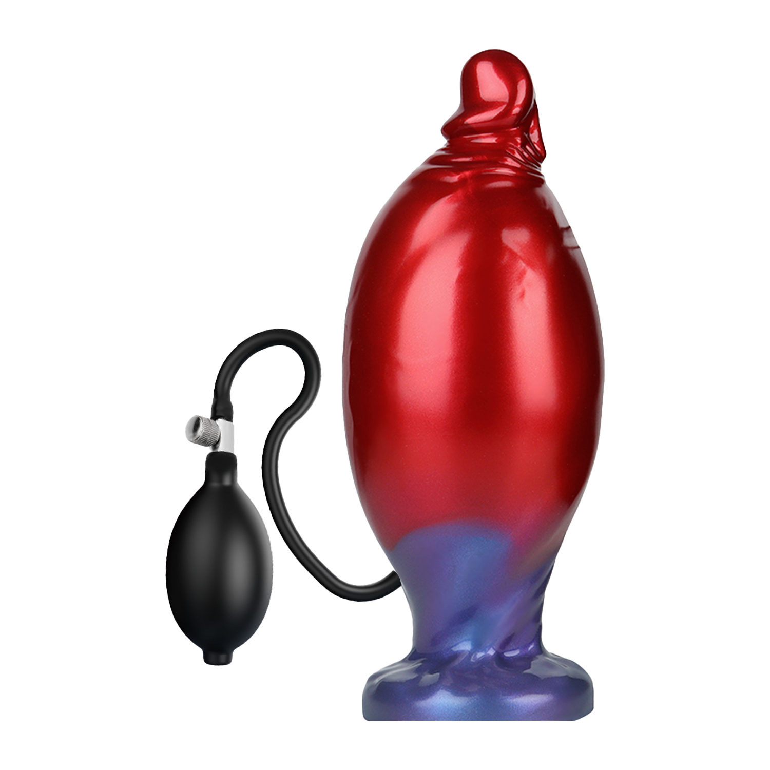 5: Power Monsters – Shadow Behemoth – Aufblasbarer Monster-Dildo mit Wellenstruktur – 22 cm – Mix Color