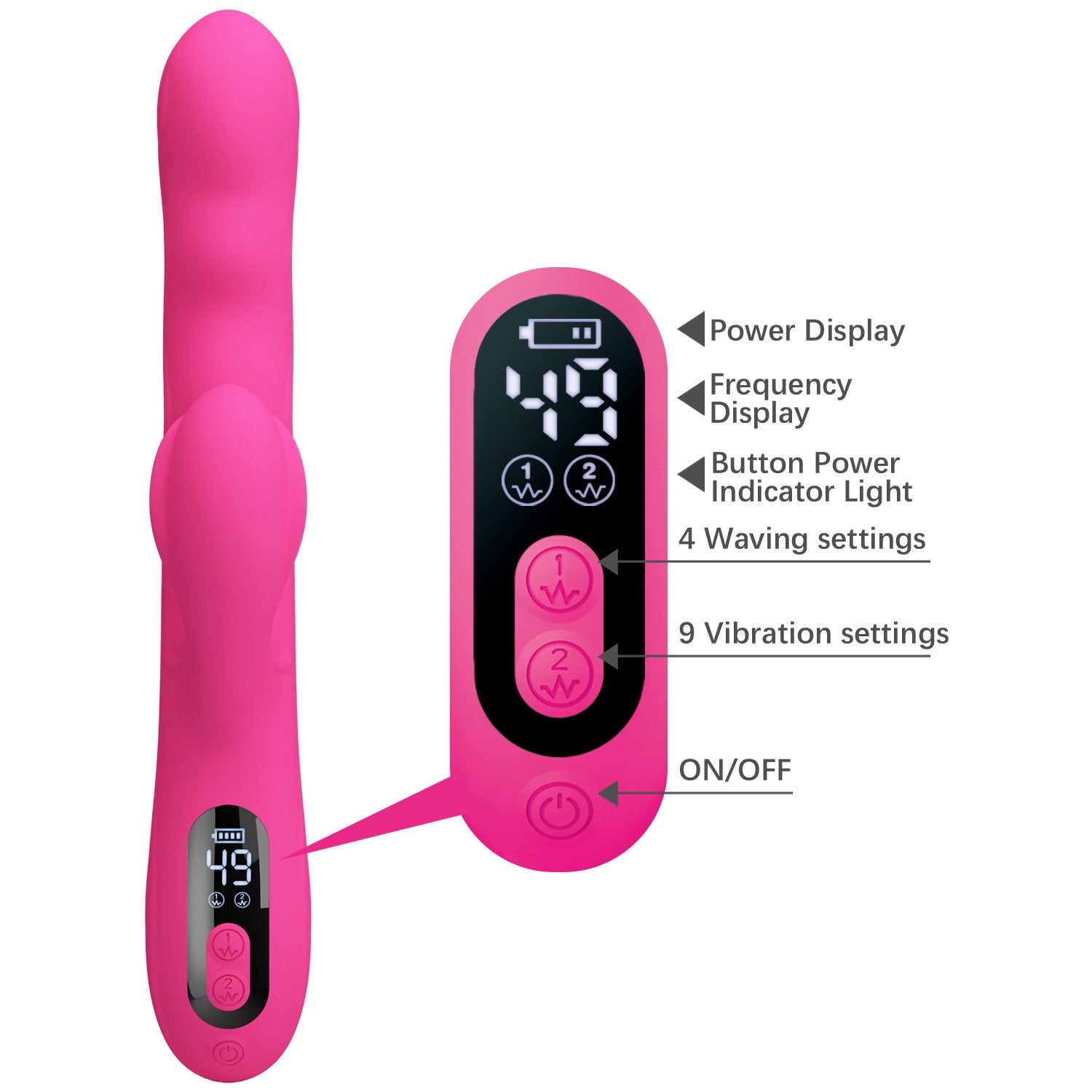 PL – Winters – Rabbit-Vibrator – Pink