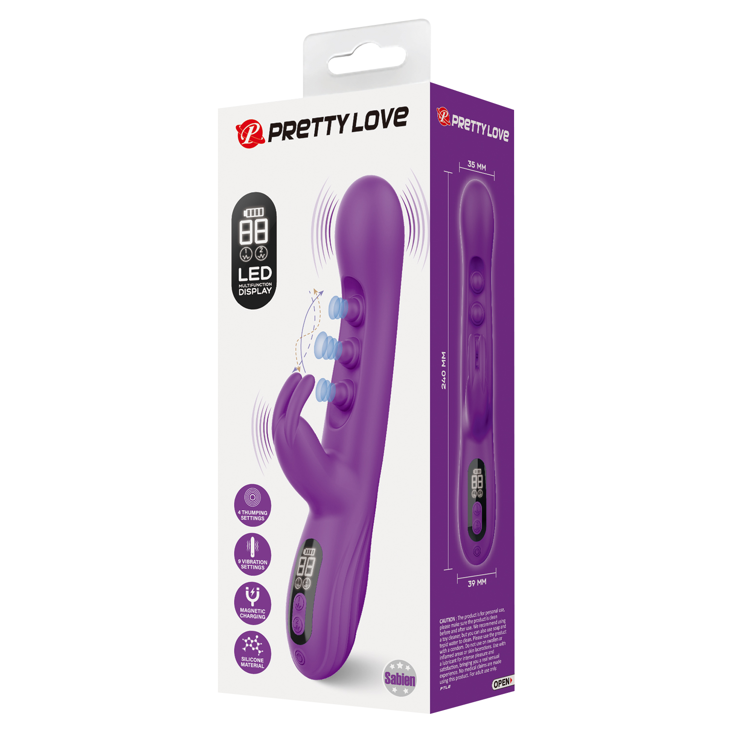 8: PL – Sabien – Rabbit-Vibrator – Lila