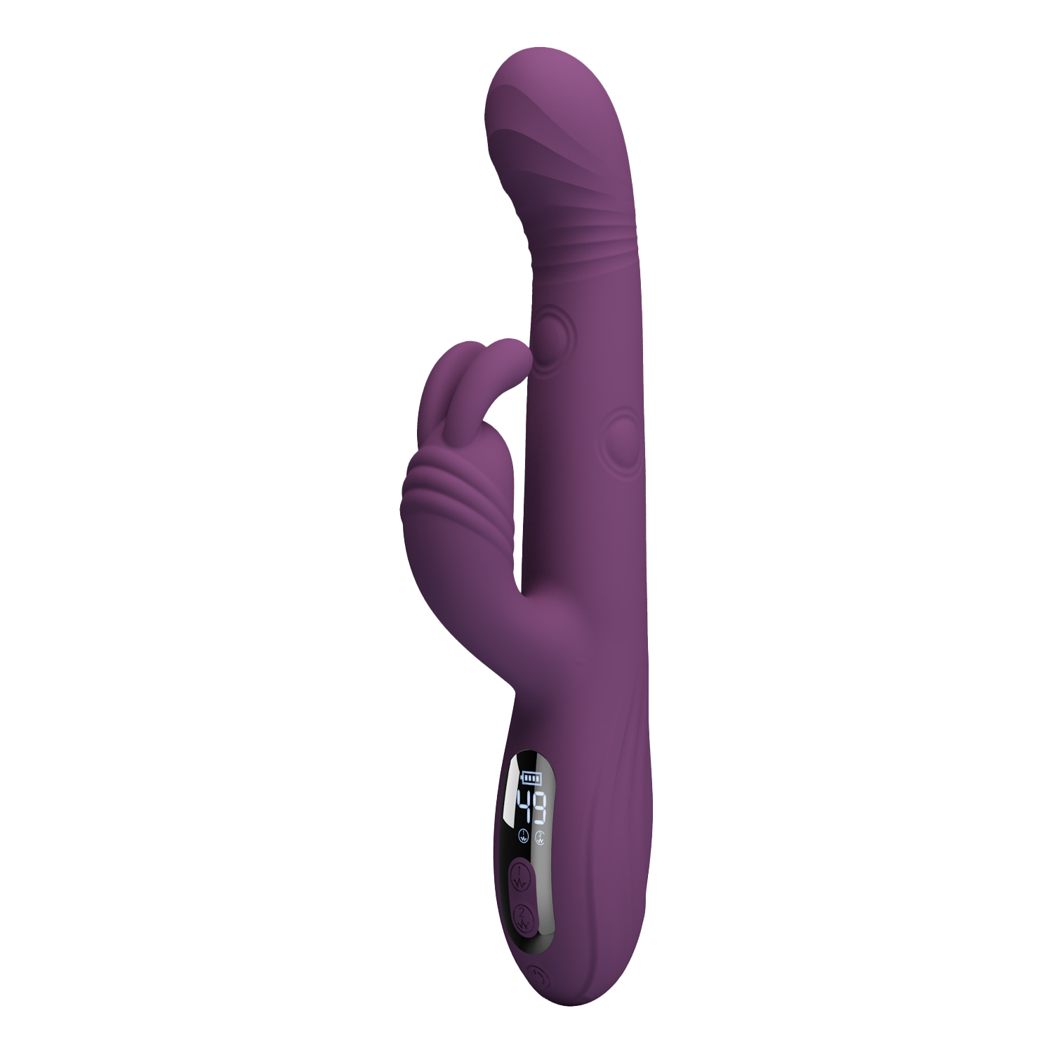 2: PL - Dee - Rabbit Vibrator - Burgundy