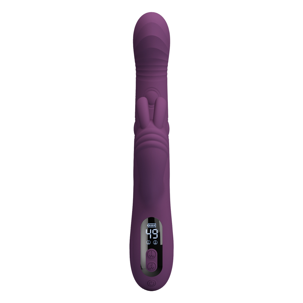 PL - Dee - Rabbit Vibrator - Burgundy