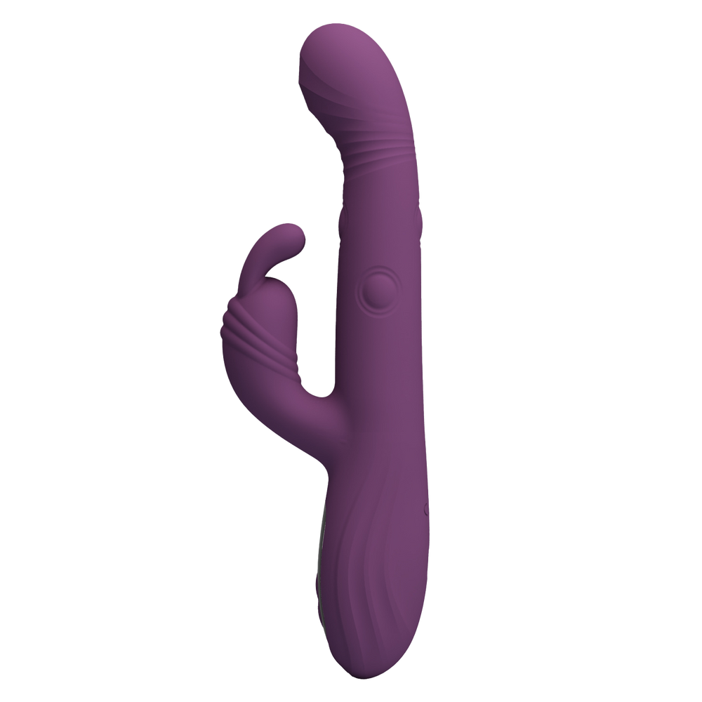 PL - Dee - Rabbit Vibrator - Burgundy