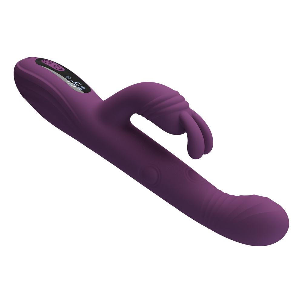 PL - Dee - Rabbit Vibrator - Burgundy