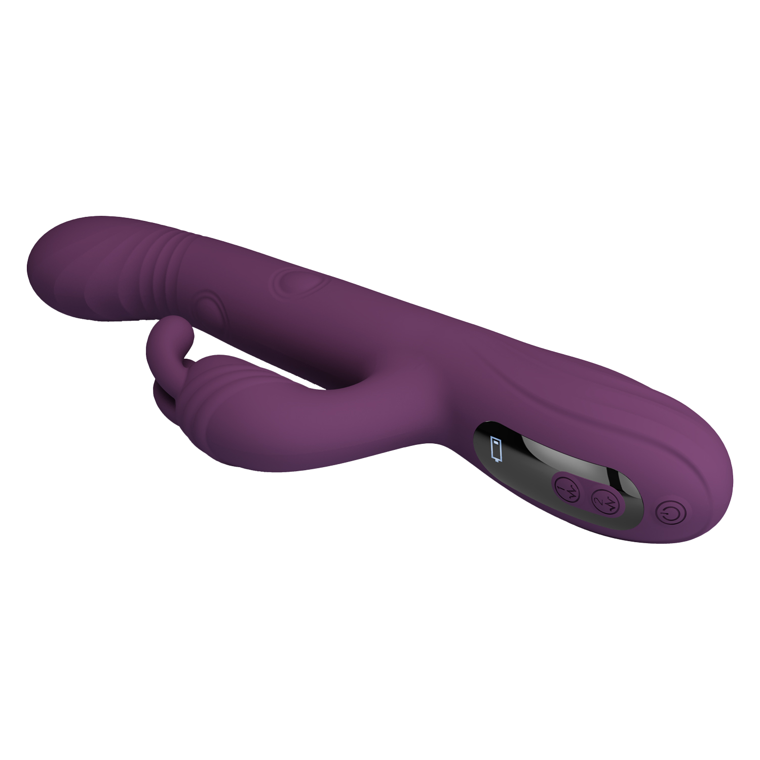 PL - Dee - Rabbit Vibrator - Burgundy