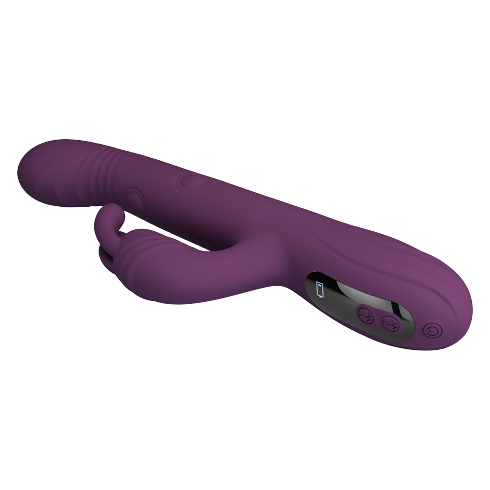 PL - Dee - Rabbit Vibrator - Burgundy