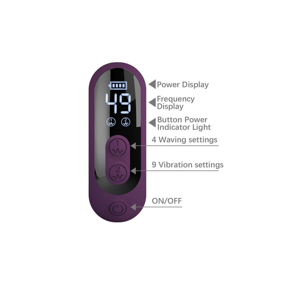 PL - Dee - Rabbit Vibrator - Burgundy