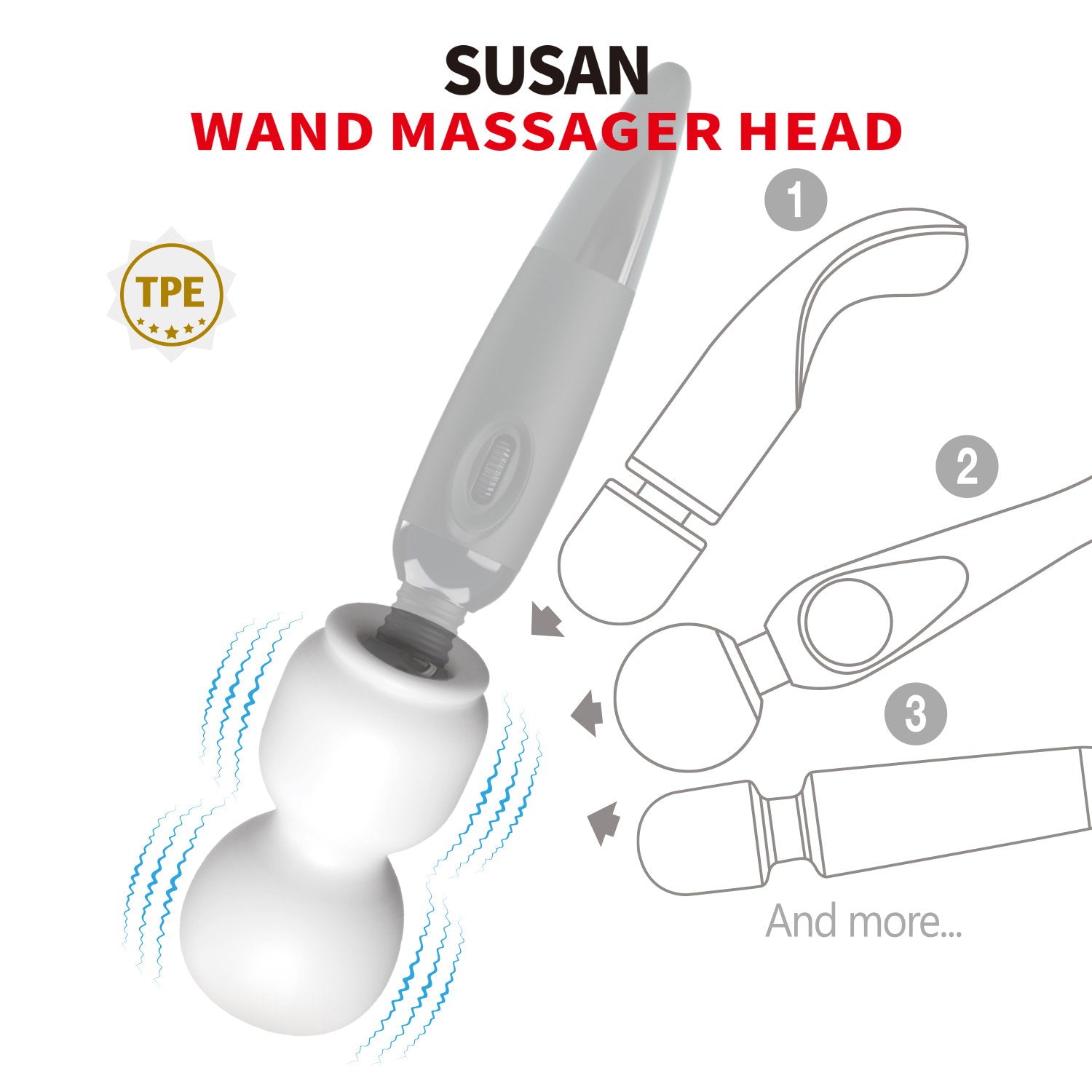 PL – Susan – Powerhead-Aufsatz – Weiß