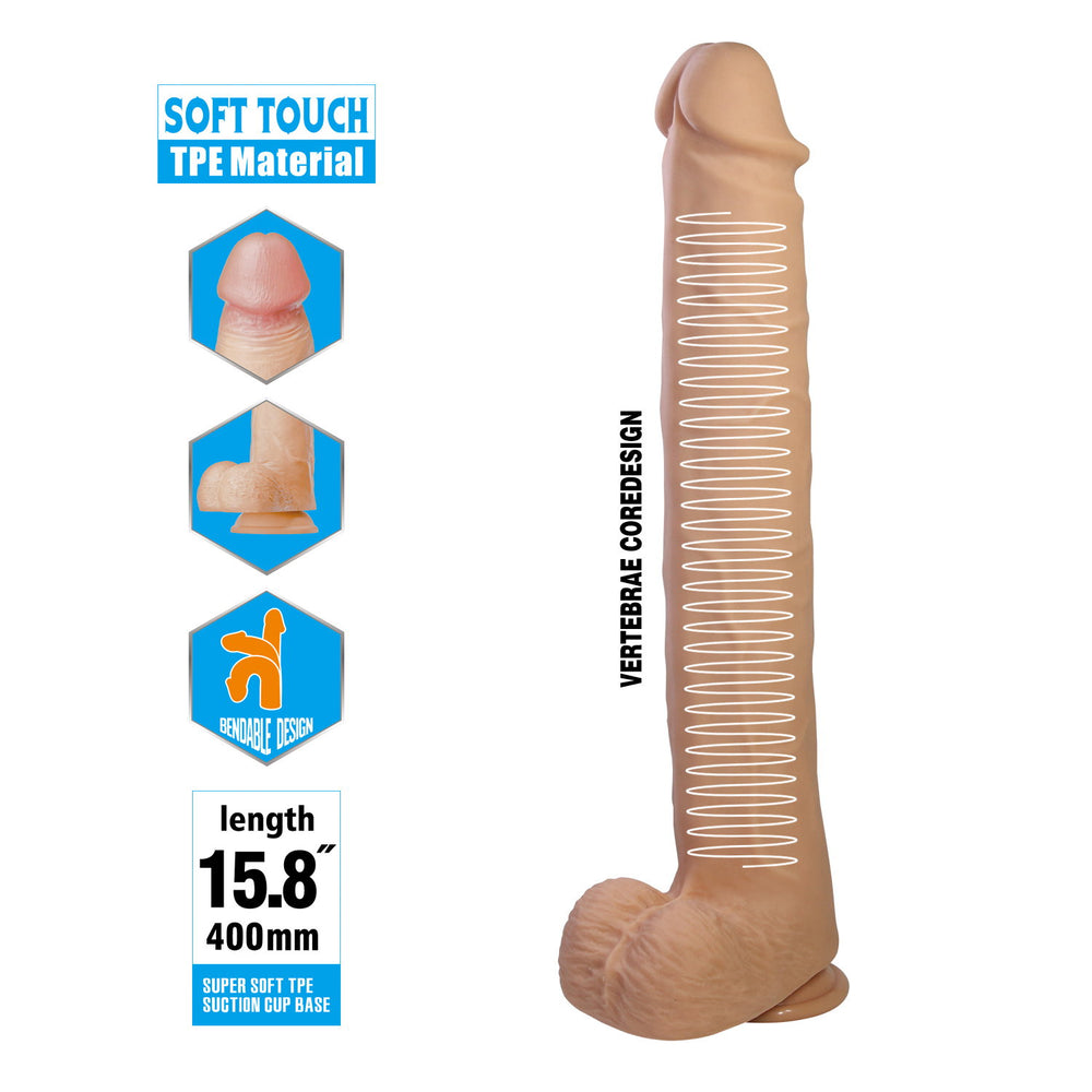 8: PL - Pat - Super Huge Dildo - Nude