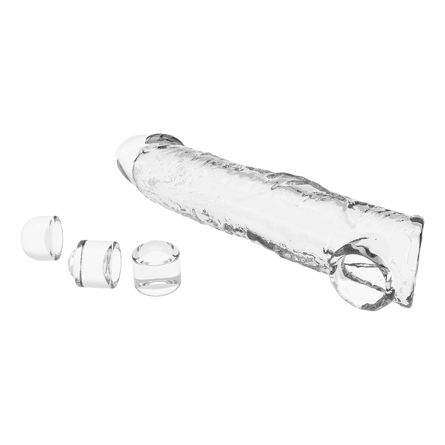 6: PL – Penisverlängerungshülle – 26 cm – Transparent