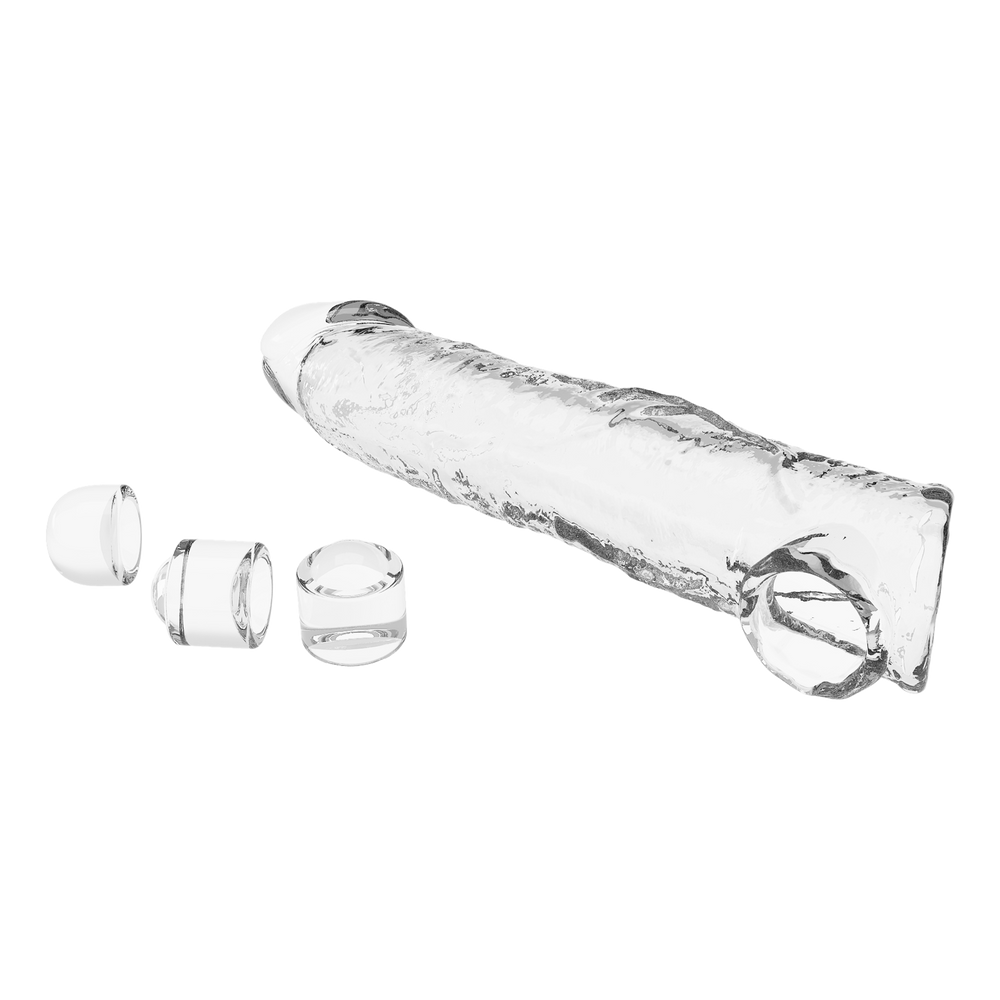 6: PL – Penisverlängerungshülle – 26 cm – Transparent