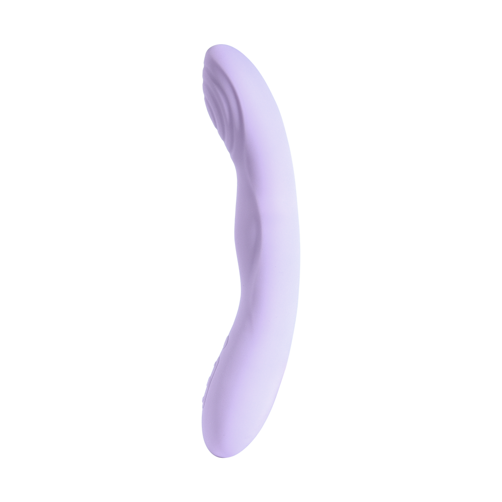 SVAKOM – Selena – Vibrator mit Wärmefunktion und Stoßbewegung, steuerbar per App – Pastell-Lila