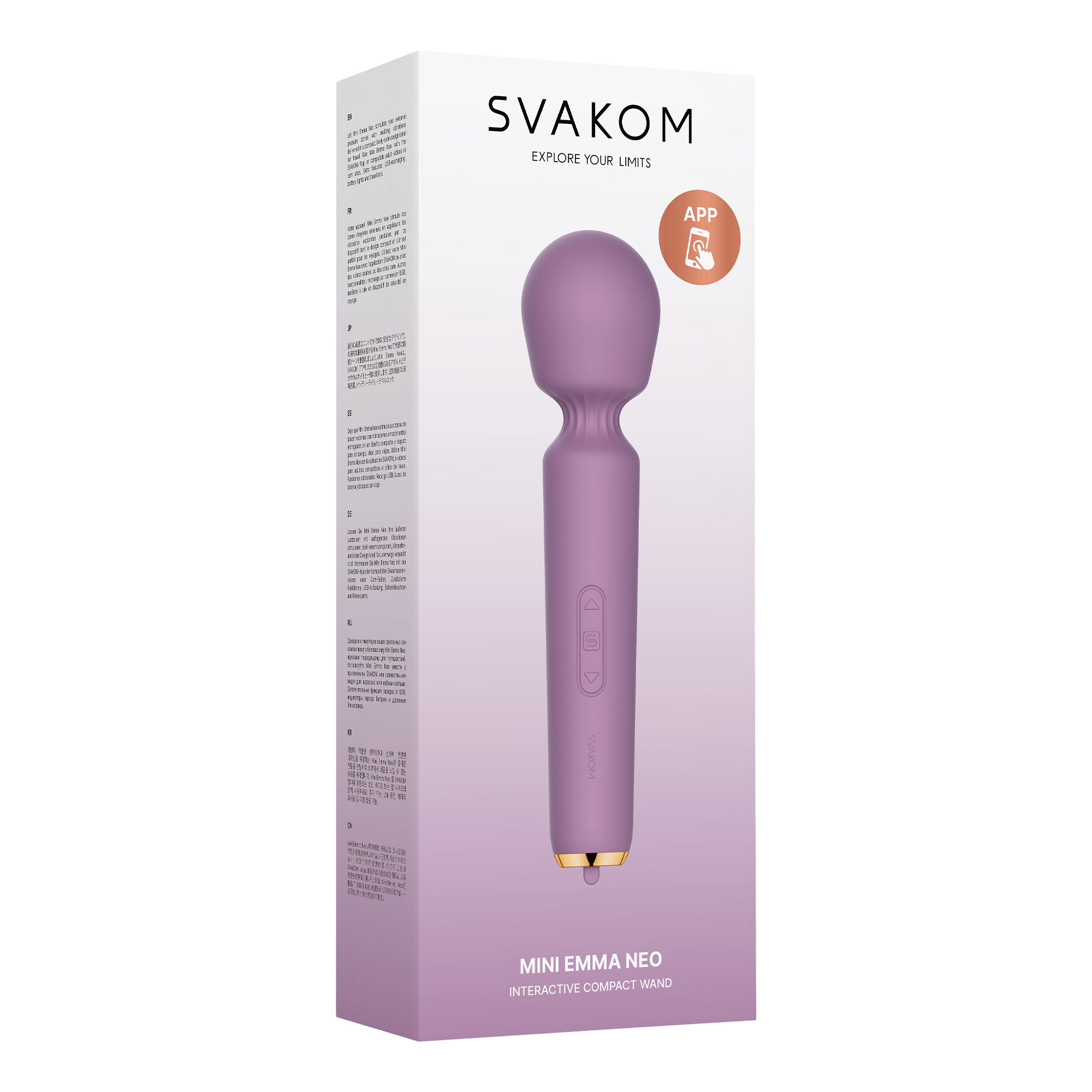 10: SVAKOM - Mini Emma Neo - Interaktiver kompakter Stabvibrator - Rosa