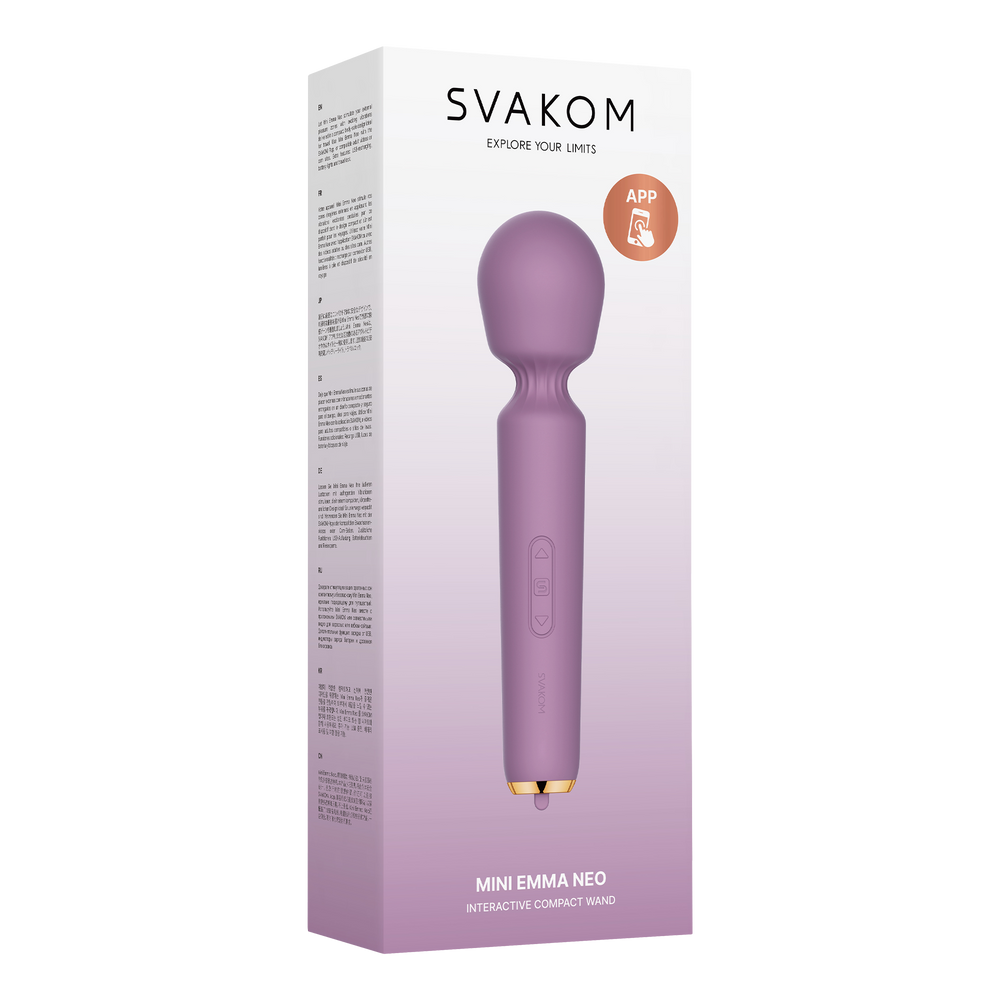 10: SVAKOM - Mini Emma Neo - Interaktiver kompakter Stabvibrator - Rosa