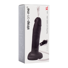 Strap-On-Me – Squirting Cum Dildo Realistic – Größe XL – Schwarz