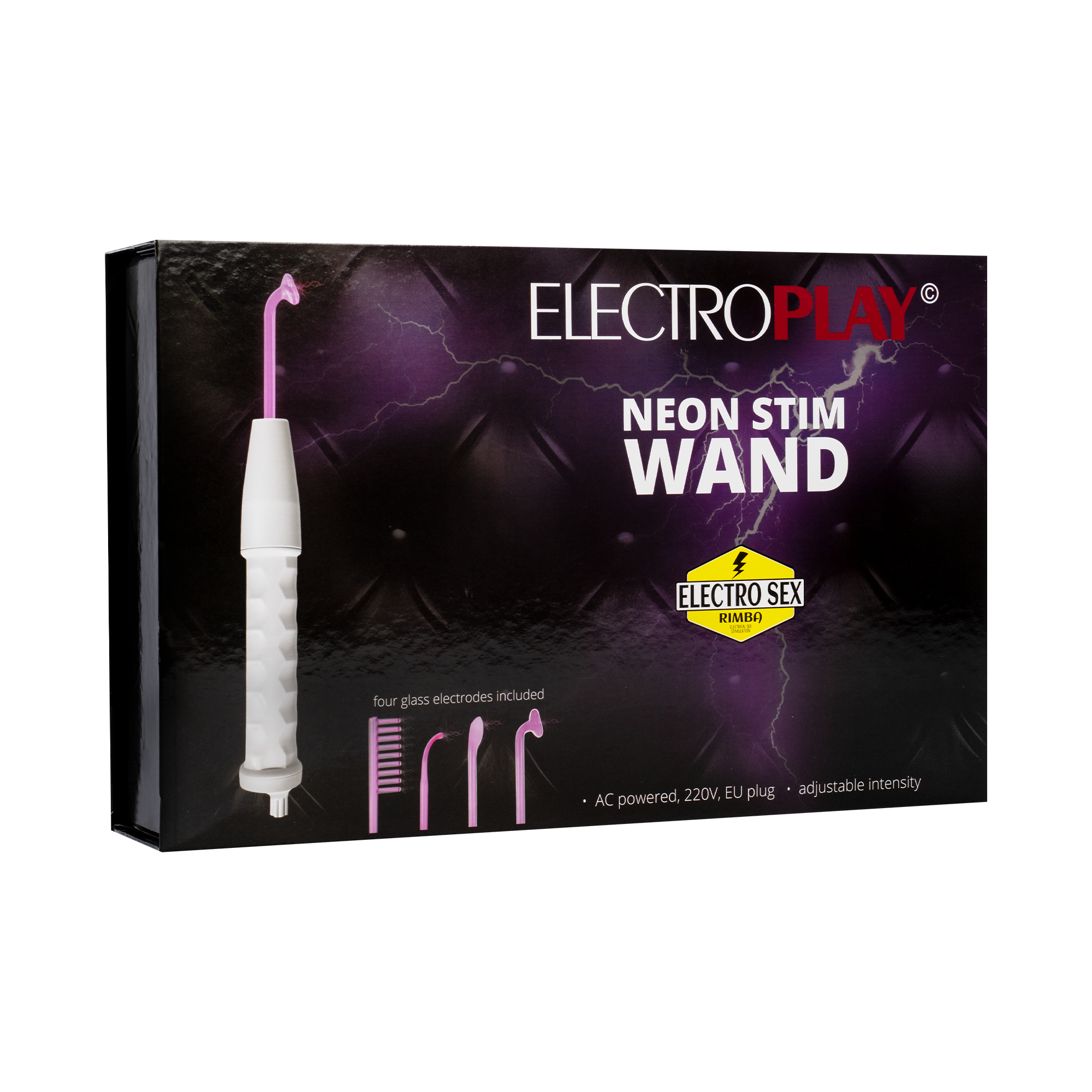 2: Rimba Bondage Play – Neon Stim Wand – 220 Volt EU
