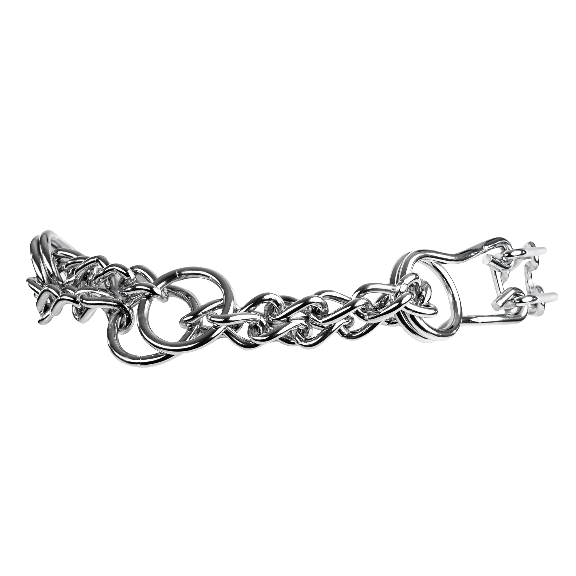 Rimba Bondage Play – Metallhalsband – Silber