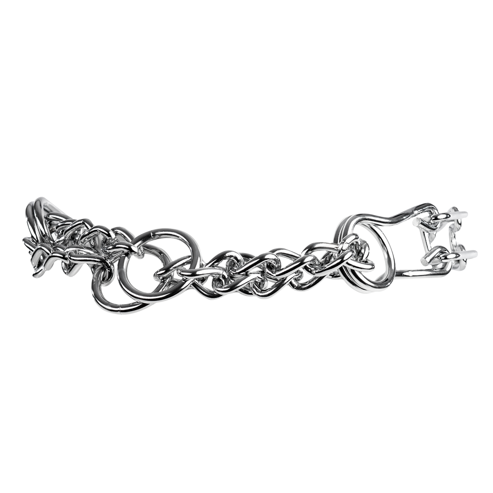 Rimba Bondage Play – Metallhalsband – Silber