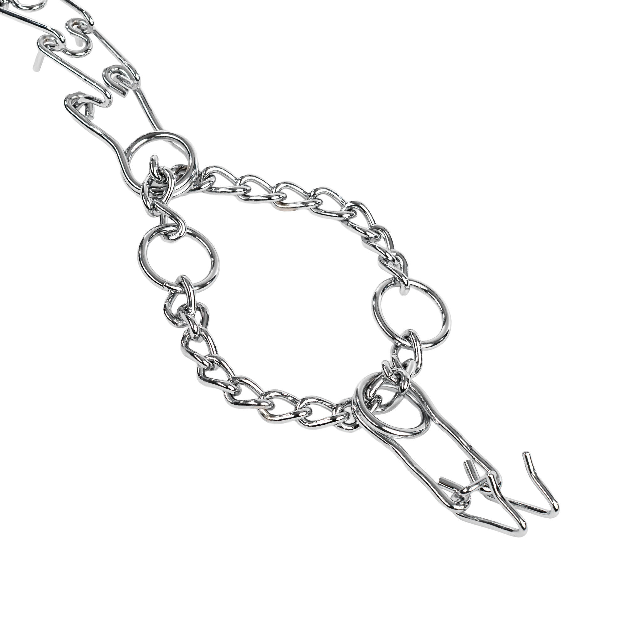 Rimba Bondage Play – Metallhalsband – Silber