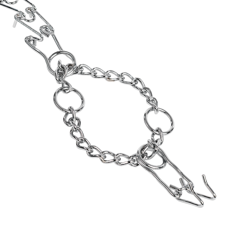 Rimba Bondage Play – Metallhalsband – Silber