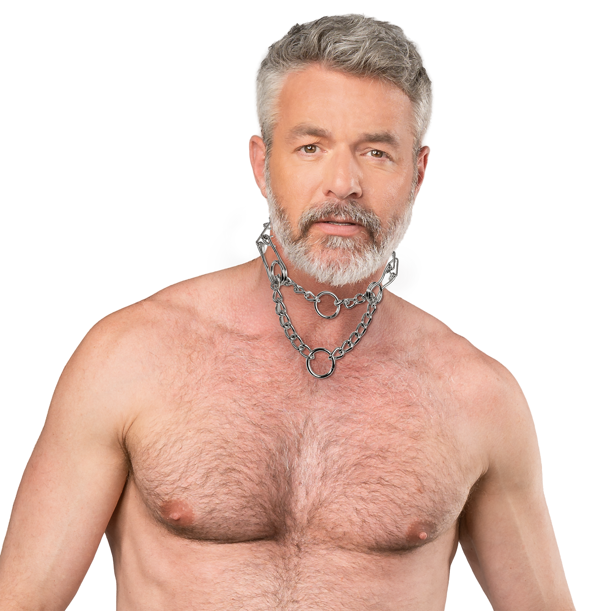 Rimba Bondage Play – Metallhalsband – Silber
