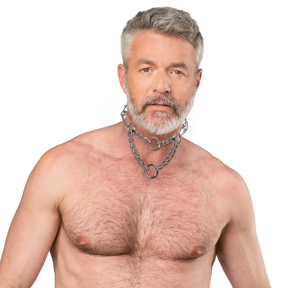 Rimba Bondage Play – Metallhalsband – Silber