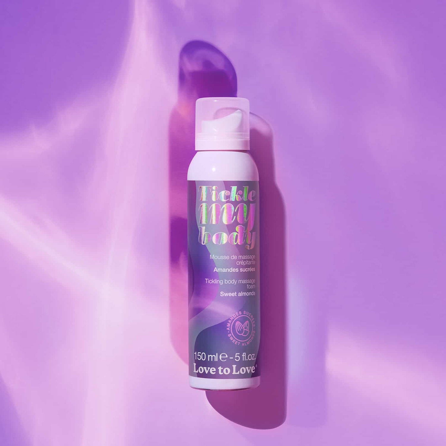 2: Love to Love - Tickle My Body - Massageschaum - Gezuckerte Mandeln - 150 ml