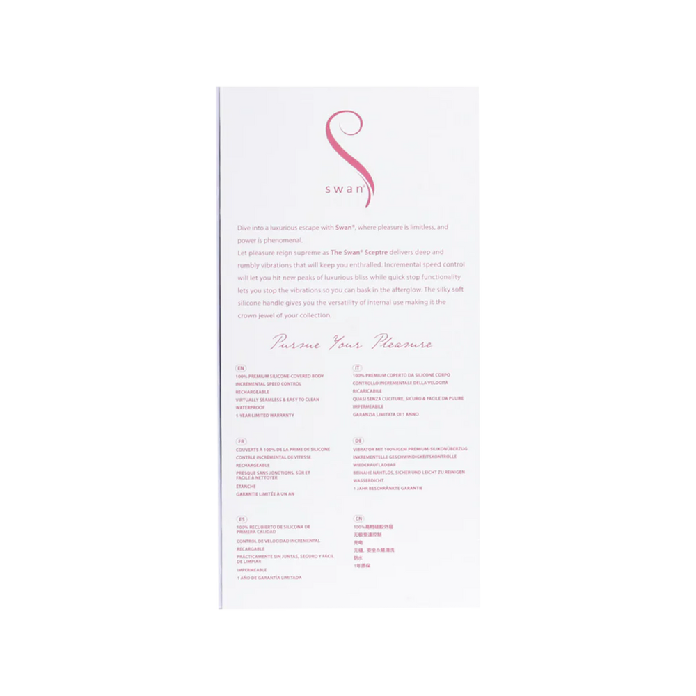 Swan – Sceptre - Dual-Use-Stabmassagegerät – Pink