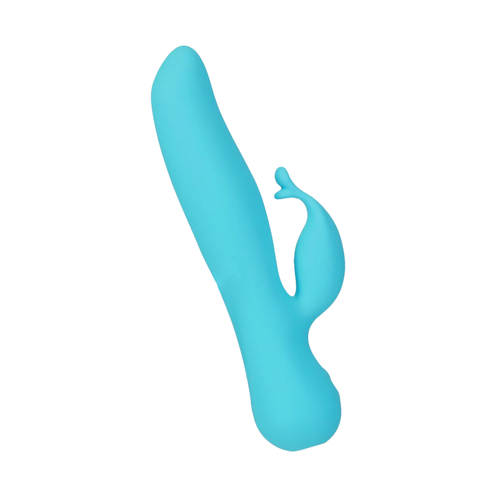 3: Swan – Kissing – Dual Action Rabbit Vibrator – Blau
