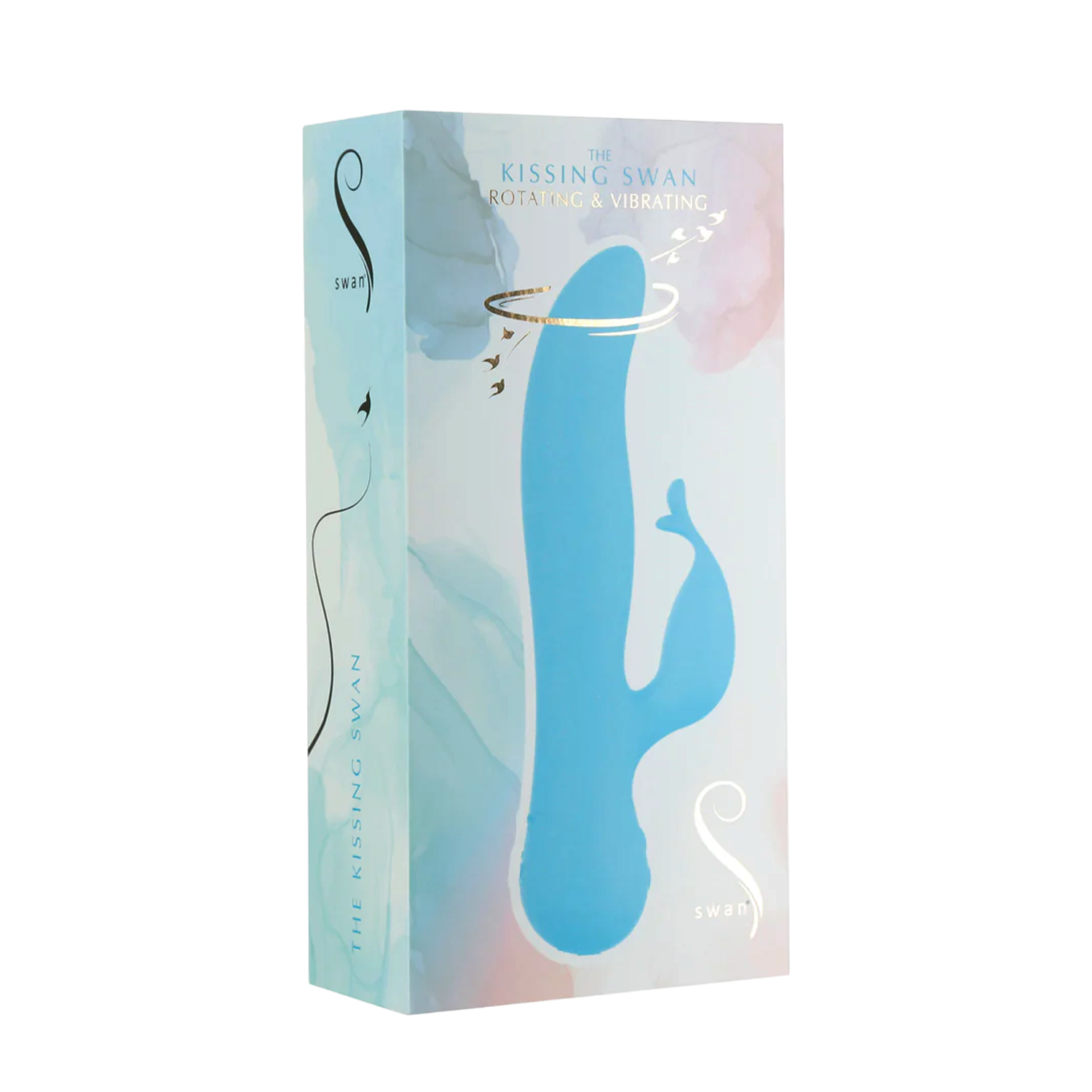 4: Swan – Kissing – Dual Action Rabbit Vibrator – Blau