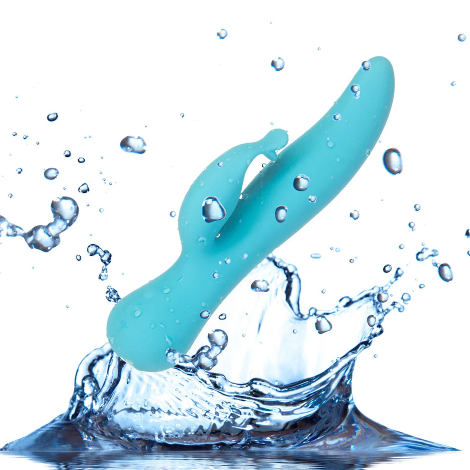 8: Swan – Kissing – Dual Action Rabbit Vibrator – Blau