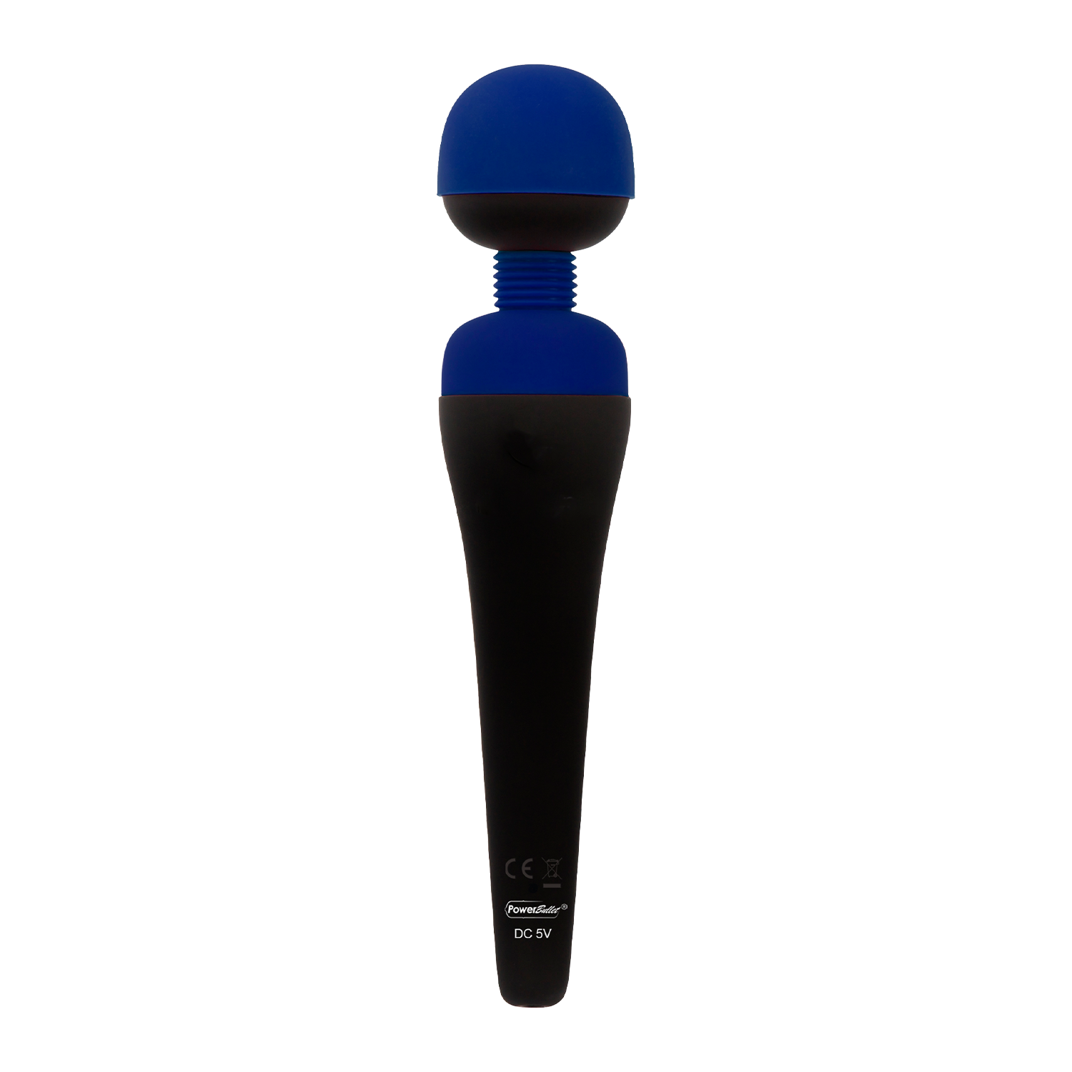 PalmPower – Recharge Wand Massager – Schwarz/Blau