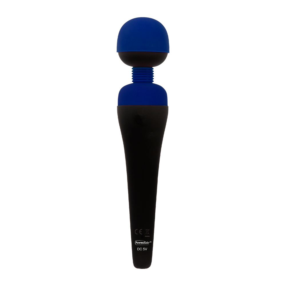 PalmPower – Recharge Wand Massager – Schwarz/Blau