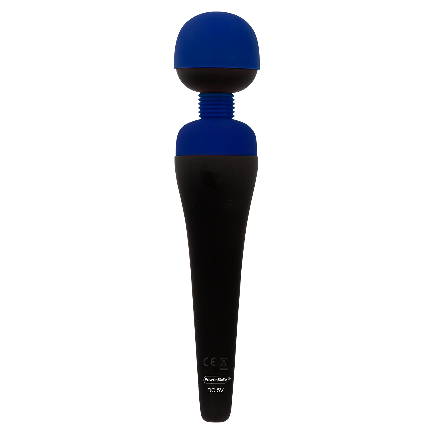 PalmPower – Recharge Wand Massager – Schwarz/Blau