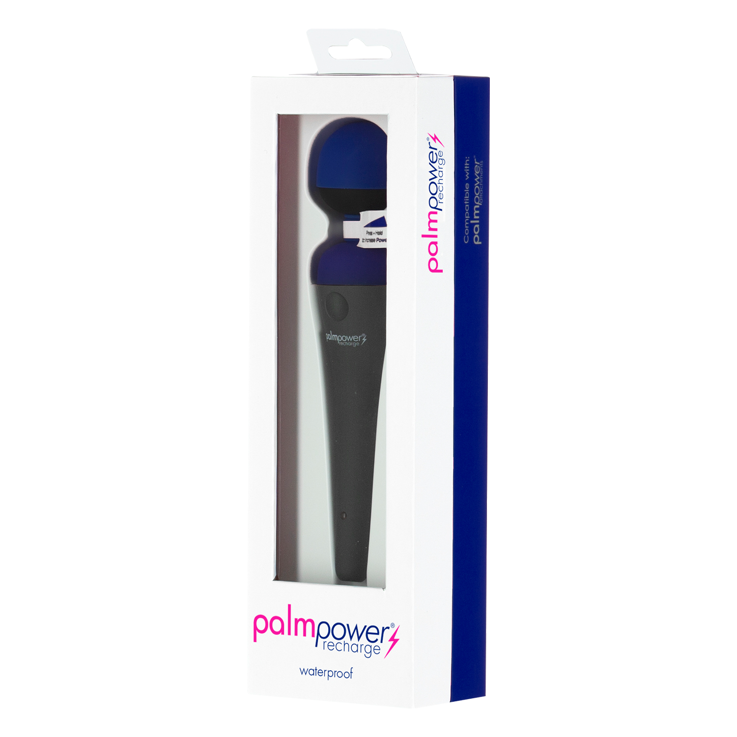 6: PalmPower – Recharge Wand Massager – Schwarz/Blau