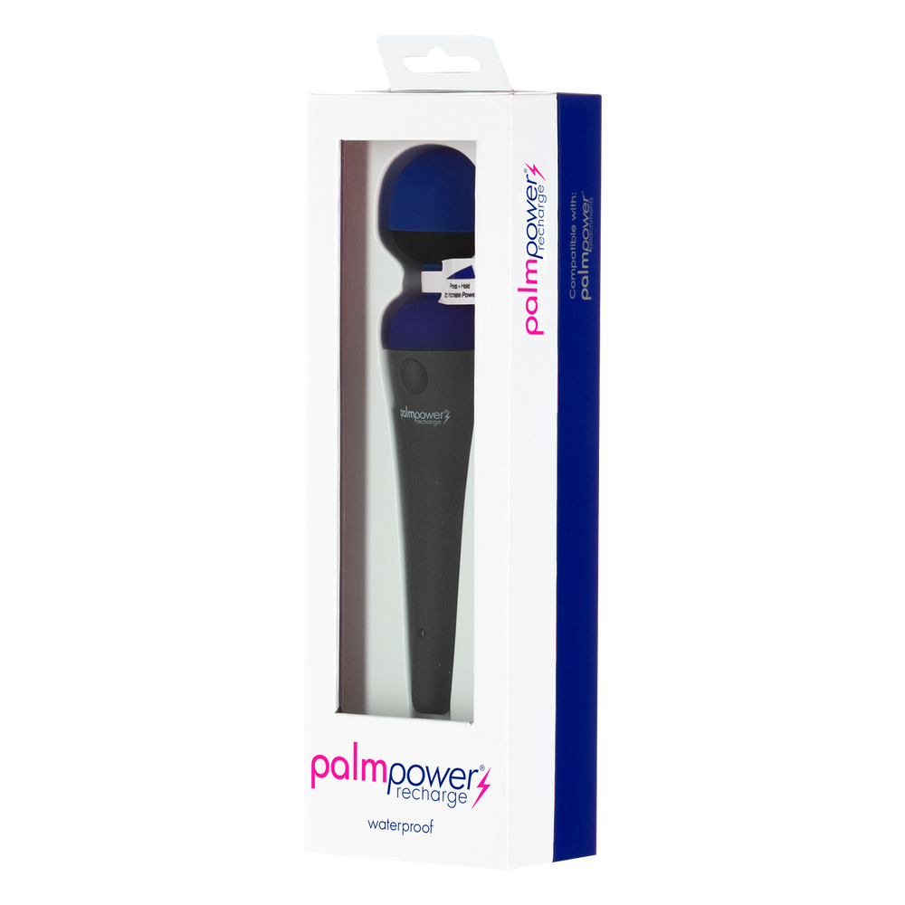 PalmPower – Recharge Wand Massager – Schwarz/Blau