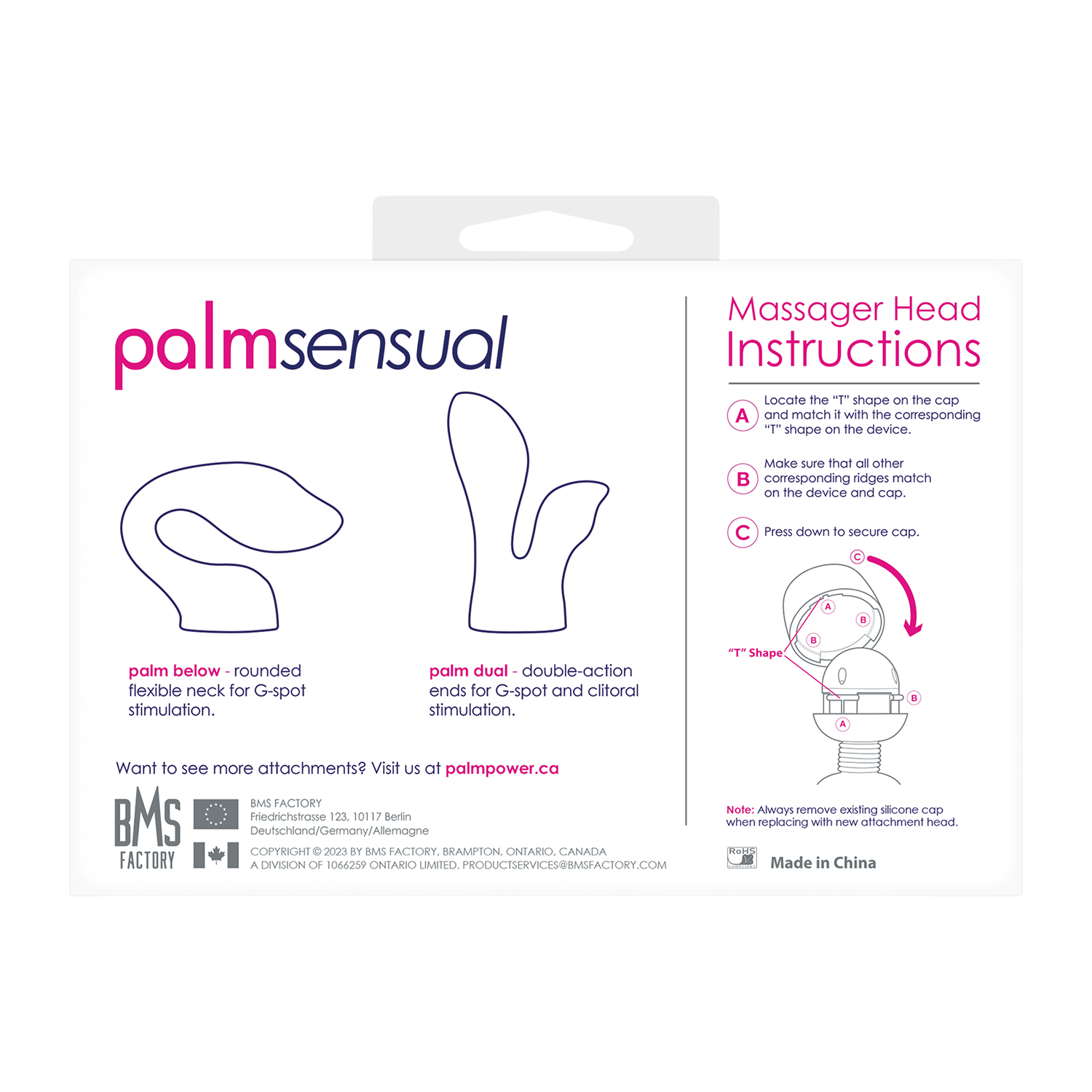 PalmPower – PalmSensual – Aufsätze – Blau