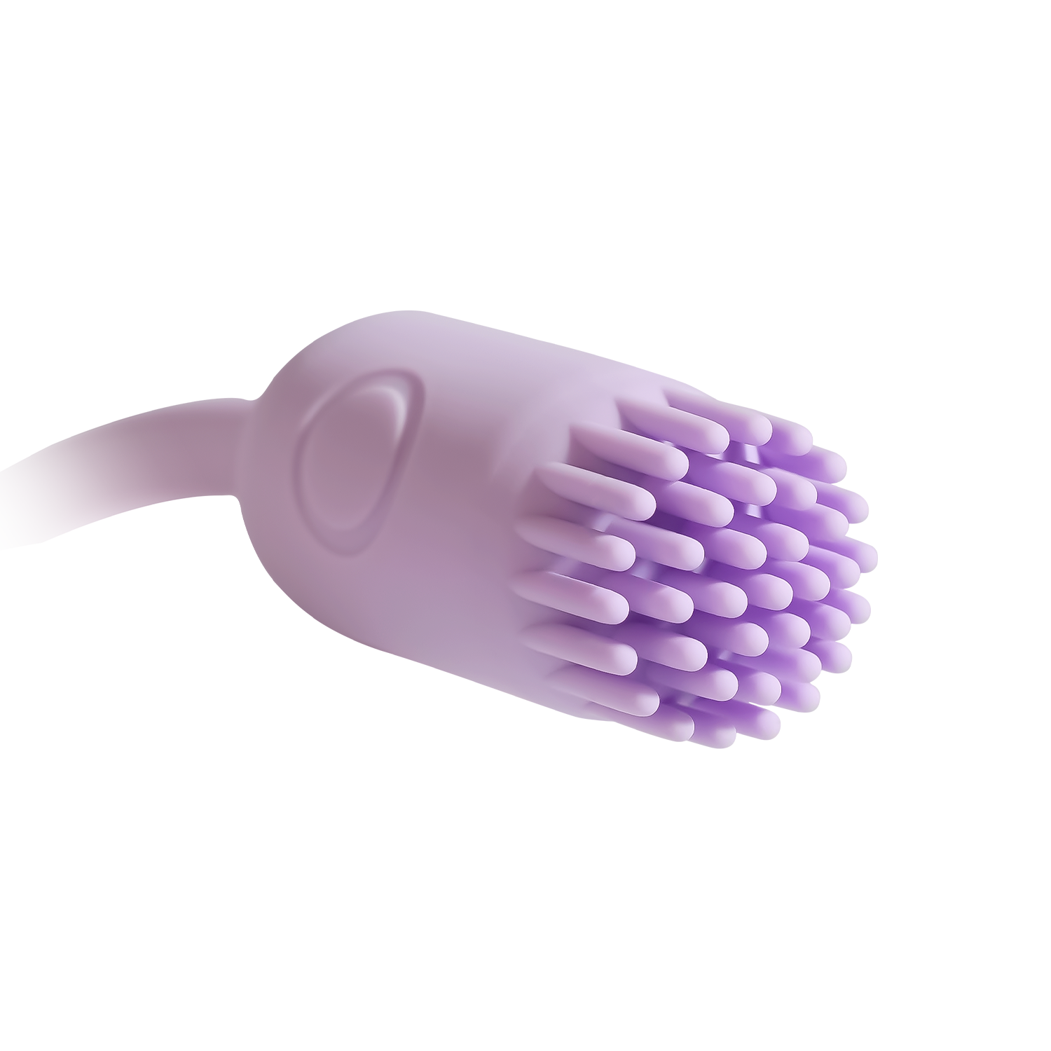 5: SVAKOM – Plume – Flexibler Bullet-Vibrator mit Bürstenbesatz – Pastell-Lila