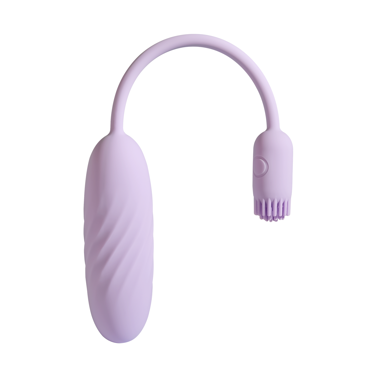7: SVAKOM – Plume – Flexibler Bullet-Vibrator mit Bürstenbesatz – Pastell-Lila