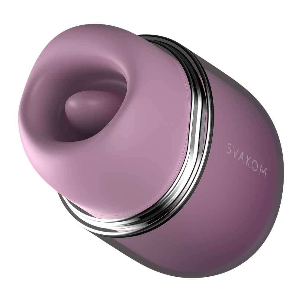 3: SVAKOM – Klitty – Dual-Action-Stimulator zum Lecken und Saugen – Dusty Lavender