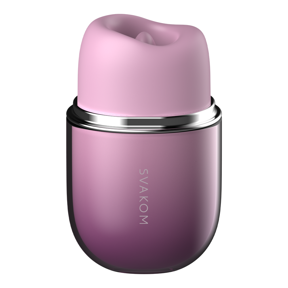 5: SVAKOM – Klitty – Dual-Action-Stimulator zum Lecken und Saugen – Dusty Lavender