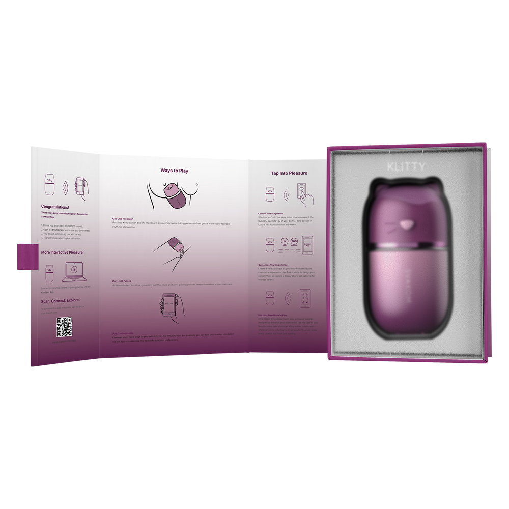 13: SVAKOM – Klitty – Dual-Action-Stimulator zum Lecken und Saugen – Dusty Lavender