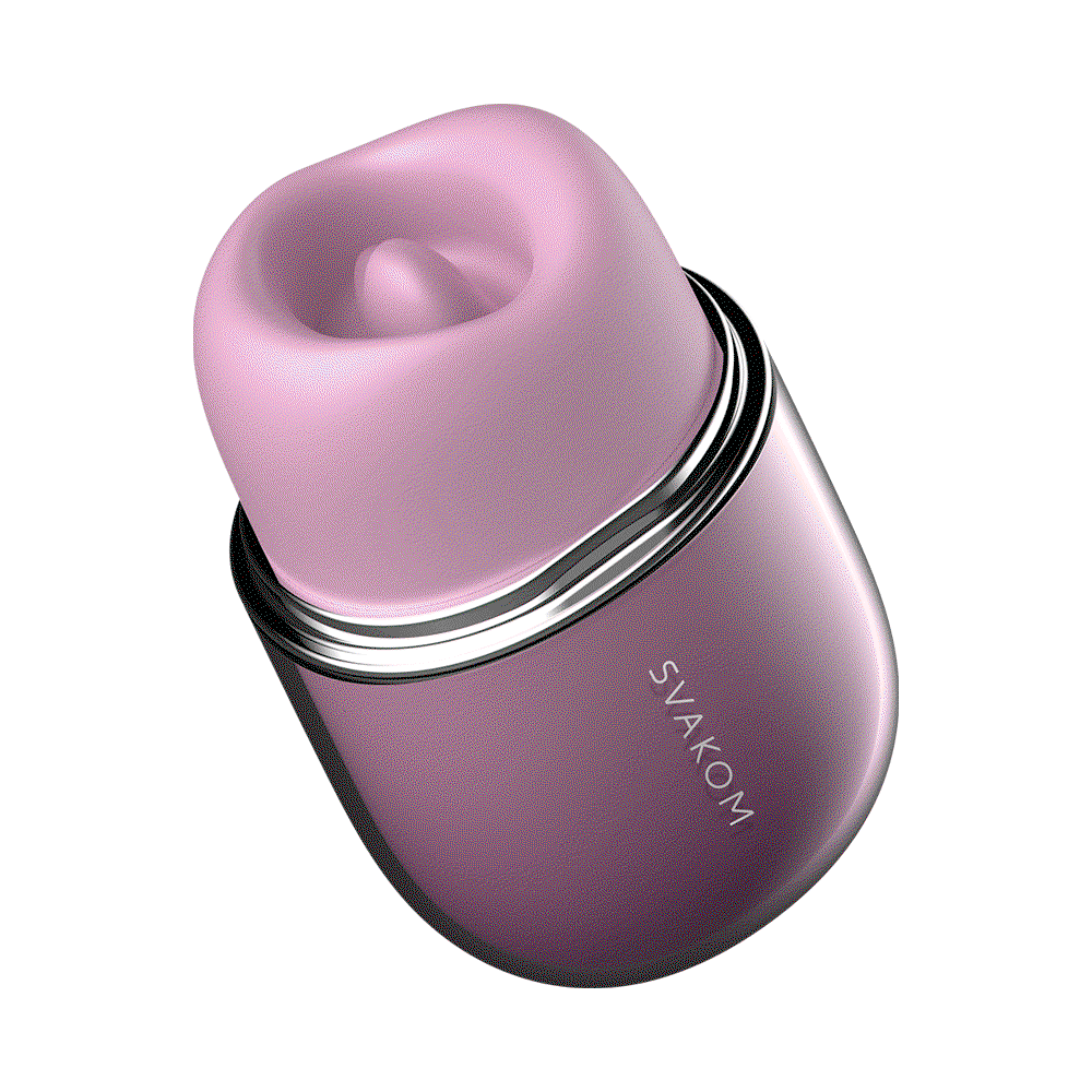 SVAKOM – Klitty – Dual-Action-Stimulator zum Lecken und Saugen – Dusty Lavender